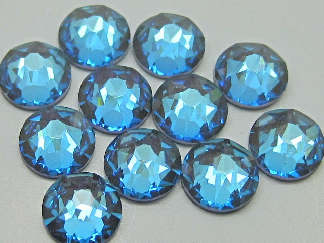20ss CRYSTAL ARMY GREEN DeLITE FLAT BACK European Rhinestones 72pcs.