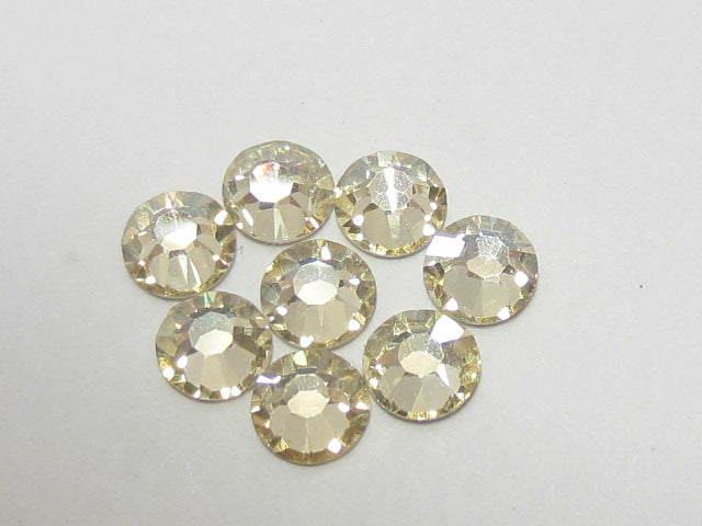 9ss CRYSTAL BLOND FLARE (viva)  FLAT BACK PRECIOSA Rhinestones 1gr.