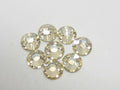 7ss CRYSTAL BLOND FLARE (viva)  FLATBACK PRECIOSA Rhinestones 1gr.