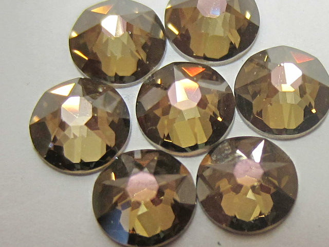 20ss CRYSTAL BRONZE FLAT BACK STAR BRIGHT Rhinestones 72pcs.