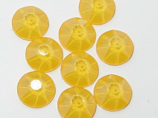 16ss CRYSTAL BUTTERCUP LACQUER HOT FIX European Rhinestones 1gr.