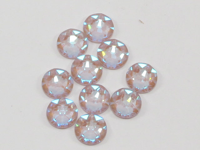 20ss CRYSTAL DUSTY PINK DeLITE FLAT BACK European Rhinestones 72pcsd.