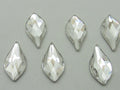 6 pcs. 14mm FLAME CRYSTAL FLAT BACK  STAR BRIGHT European Rhinestones