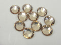 2ss CRYSTAL HONEY (maxima) FLAT BACK PRCIOSA Rhinestones 1gr..