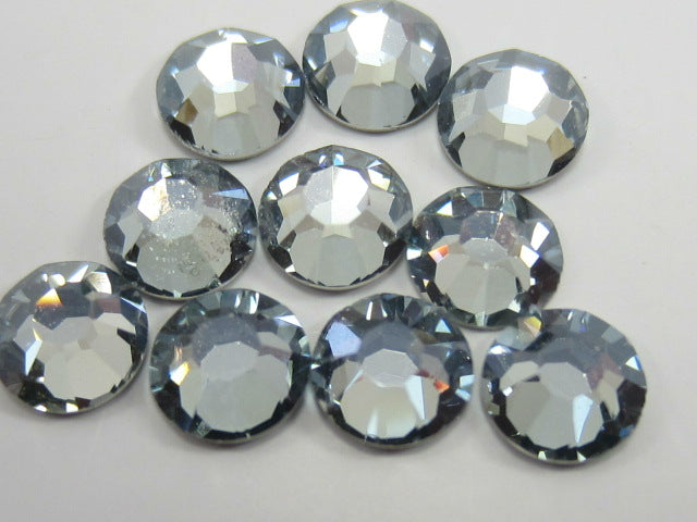 48ss CRYSTAL LAGOON (viva) FLAT BACK PRECIOSA Rhinestones 12pcs.