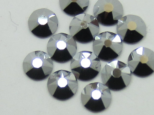 7ss CRYSTAL LIGHT CHROME FLAT BACK European Rhinestones 1gr.