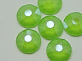 10ss CRYSTAL LIME FLAT BACK STAR BRIGHT Rhinestones