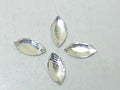 24 pcs. 4x2mm NAVETTE CRYSTAL FLAT BACK STAR BRIGHT Rhinestones