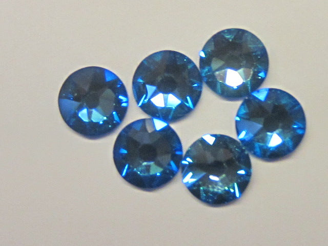 20ss CRYSTAL ROYAL BLUE DeLITE FLAT BACK European Rhinestones 72pcs