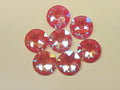 20ss CRYSTAL ROYAL RED DeLITE FLAT BACK European Rhinestones 72pcs