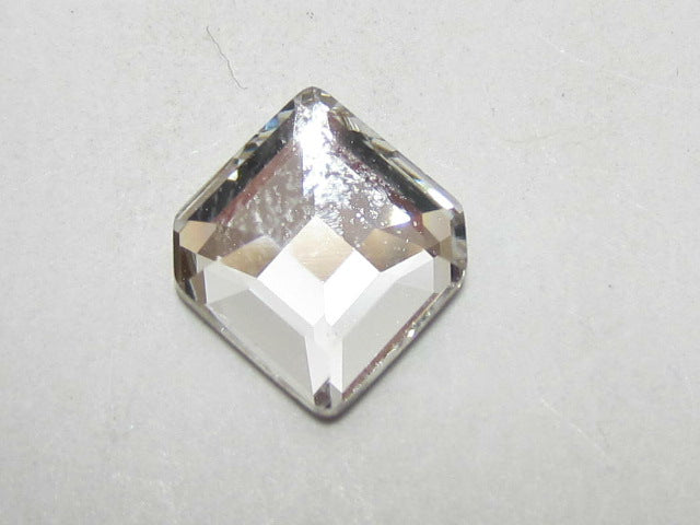 6 Pcs 10x8.4mm SMALL HEXAGON CRYSTAL FLAT BACK STAR BRIGHT Rhinestones