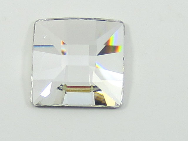 6 pcs. 10mm SQUARE CLASSIC CRYSTAL FLAT BACK European Rhinestones