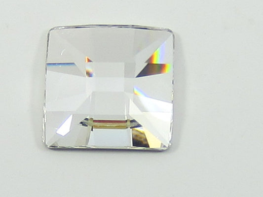 1 Pc.  25mm SQUARE CRYSTAL CLASSIC FLAT BACK European Rhinestone