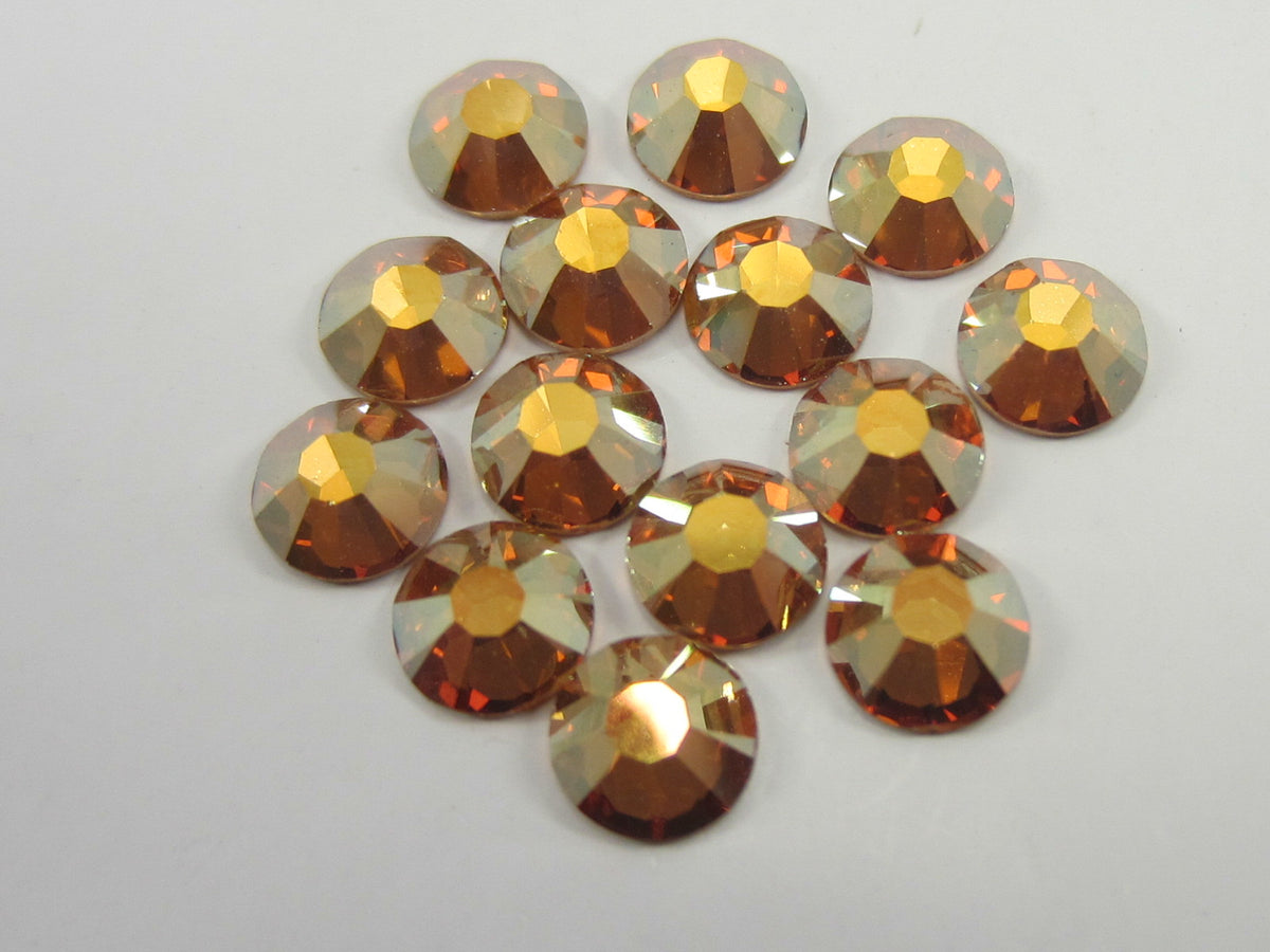 20ss CRYSTAL SUNRISE (maxima) FLAT BACK PRECIOSA Rhinestones 72pcs