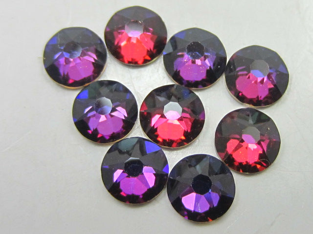 20ss CRYSTAL VOLCANO FLAT BACK BRILLIANCE Rhinestones 72pcs