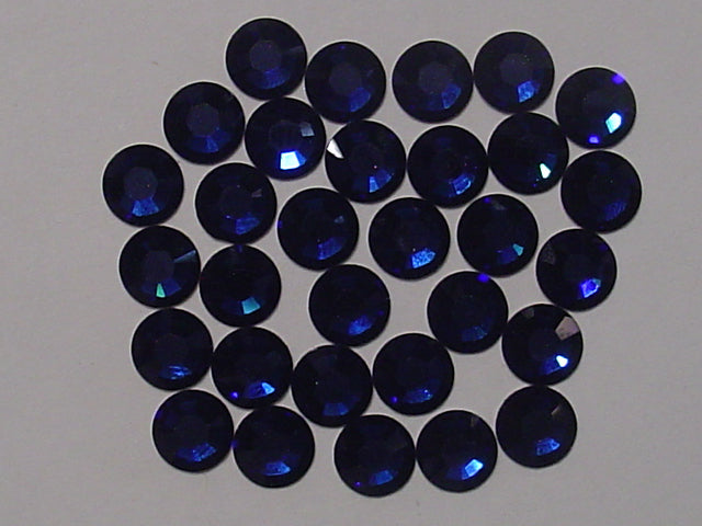 9ss DARK INDIGO FLAT BACK European Rhinestones 1gr