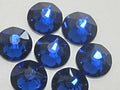 12ss DARK SDAPPHIRE STAR BRIGHT FLATBACK Rhinestones 1gr.