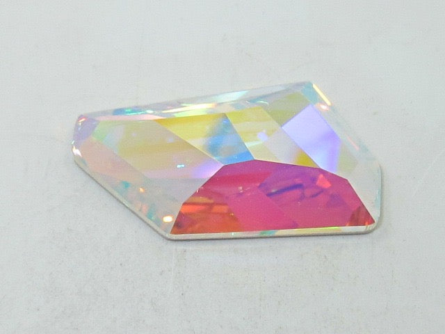 1 pc. 28x15.5mm DE-ART CRY AB FLAT BACK European Rhinestones
