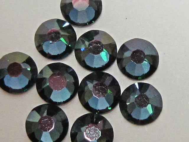 20ss DENIM BLUE IRIS MIST (maxima) FLAT BACK PRECIOSA Rhinestones 72pcs