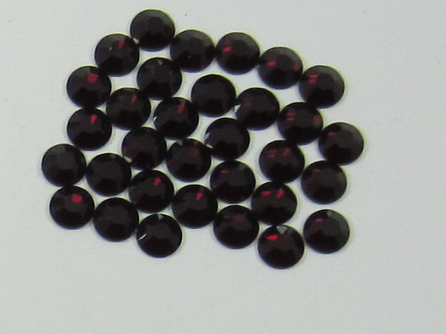 20ss GARNET (viva) FLAT BACK PRECIOSA Rhinestones. 72pcs.