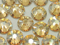 7ss GOLDEN HONEY (maxima) FLAT BACK PRECIOSA Rhinestones 1gr