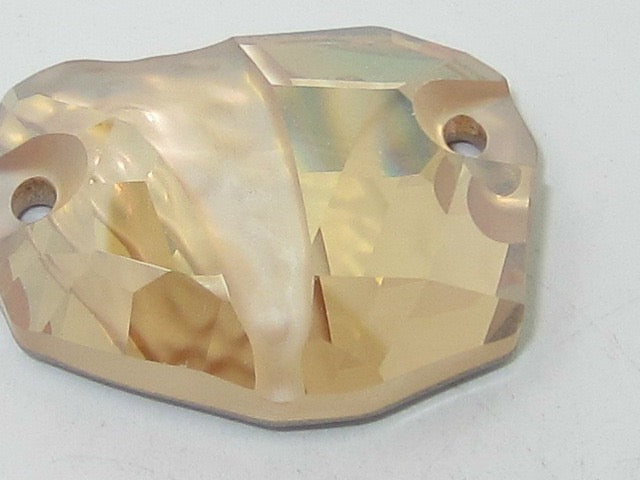 1 pc. 27x19mm DIVINE ROCK GOLDEN SHADOW SEW ON FLAT BACK European Rhinestones