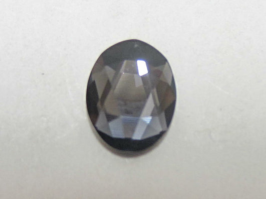 12 Pcs OVAL 8X6mm GRAPHITE FLAT BACK BRILLIANCE Rhinestones