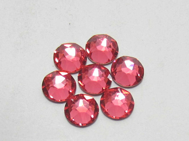 5ss INDIAN PINK (maxima) FLAT BACK PRECIOSA Rhinestones 1gr.