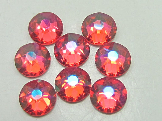 20ss INDIAN PINK GLACIER BLUE FLAT BACK European Rhinestones 72pcs