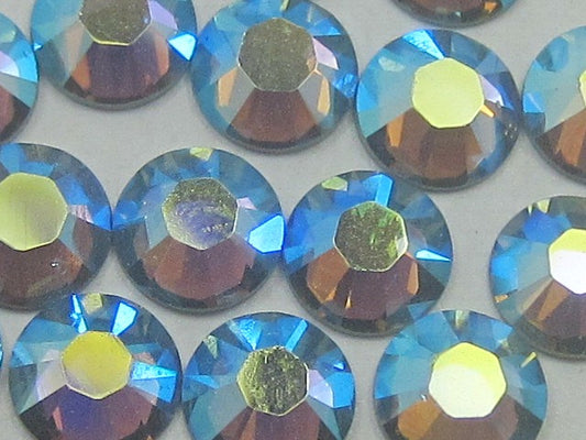 72pcs. 20ss INDIAN SAPPHIRE AB FLAT BACK STAR BRIGHT Rhinestones