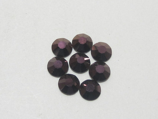 20ss JET BROWN FLARE (maxima) FLAT BACK Rhinestones 72pcs