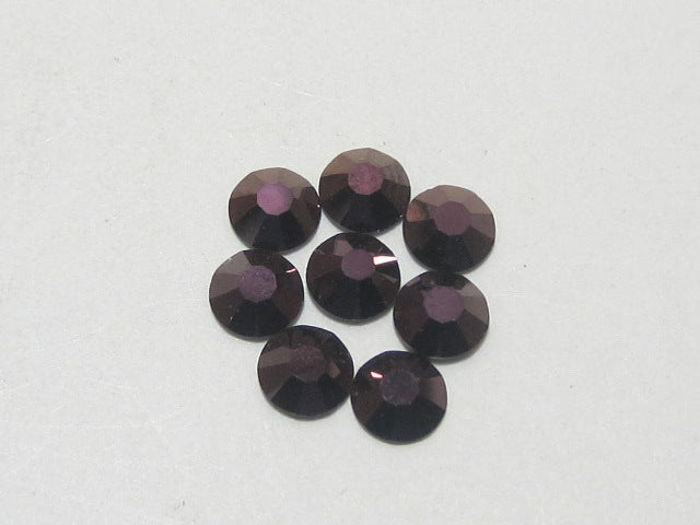 5ss JET BROWN FLARE (maxima) FLAT BACK PRECIOSA Rhinestones 1gr.