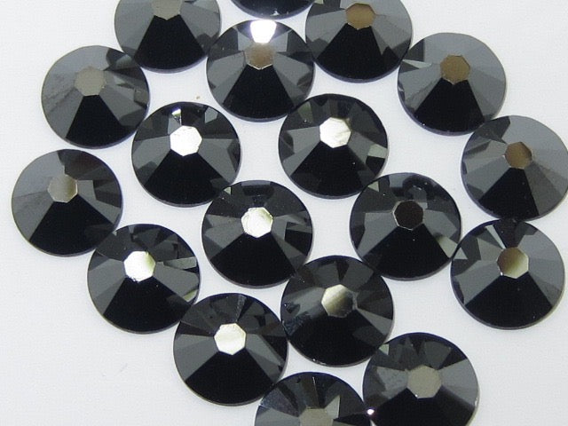 20ss JET HEMATITE (viva) HOT FIX PRECIOSA Rhinestones 72pcs.