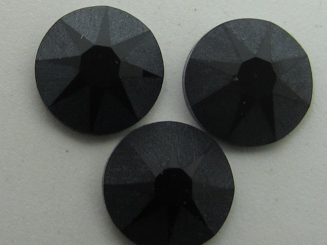 20ss JET PARTLY FROSTED FLAT BACK European Rhinestones  72pcs