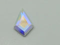 6 Pcs 12.9X8.3mm KITE CRYSTAL AB STAR BRIGHT  FLATBACK Rhinestones