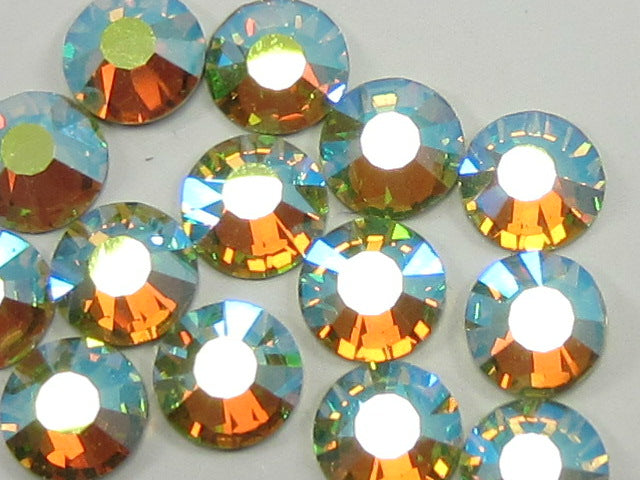 9ss LIMECICLE AB (maxima) FLAT BACK PRECIOSA Rhinestones 1gr.