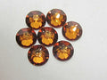 20ss LT. AMBER FLAT BACK BRILLIANCE Rhinestones 72pcs