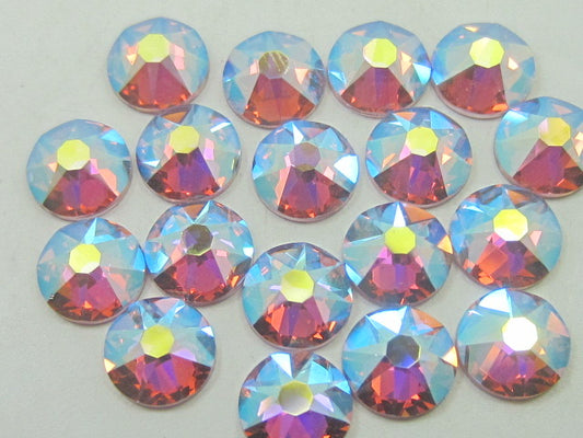 10ss LT. AMETHYST AB HOT FIX European Rhinestones 1gr.