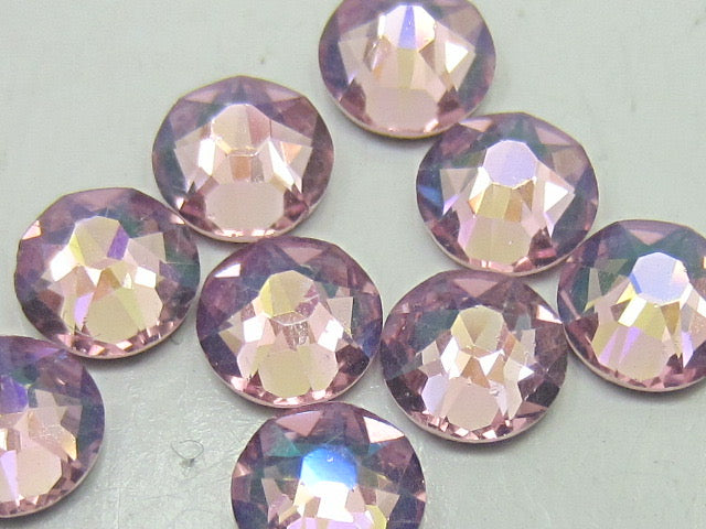 9ss LT. AMETHYST GLACIER BLUE FLAT BACK European Rhinestones 1gr