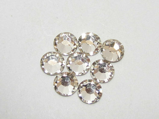 16ss LT. GOLD QUARTZ (viva) PRECIOSA FLAT BACK Rhinestones 1gr