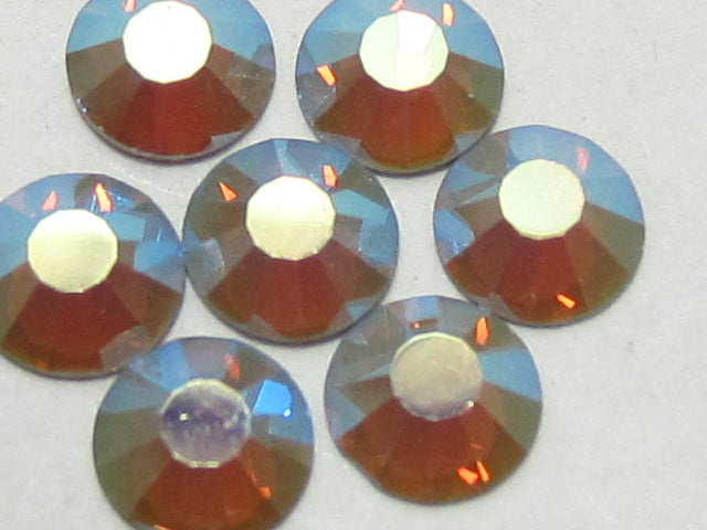 20ss LT. SAPPHIRE OPAL AB (viva) FLAT BACK PRECIOSA Rhinestones 72pcs