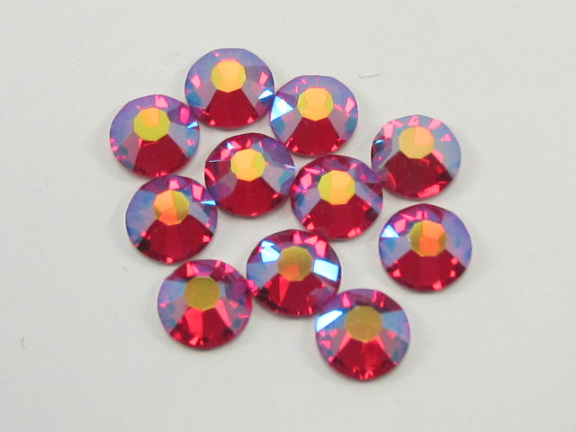 20ss LT. SIAM AB FLAT BACK STAR BRIGHT Rhinestones 72pcs