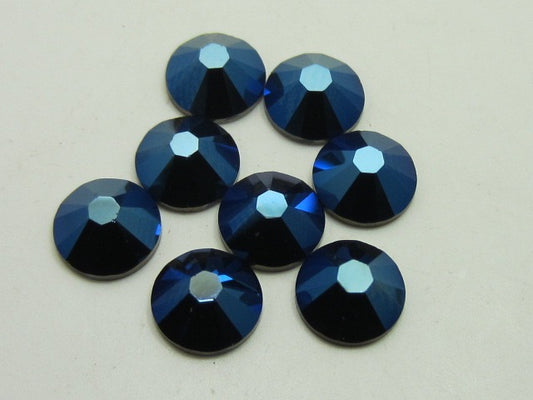 16ss METALLIC BLUE HOTFIX BRILLIANCE Rhinestones 1gr.
