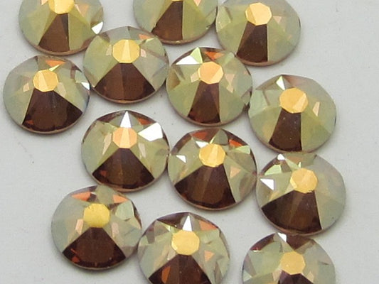 9ss METALLIC SUNSHINE FLAT BACK BRILLIANCE Rhinestones 1gr