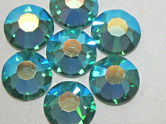 20ss MINT GREEN AB (viva)  FLAT BACK PRECIOSA Rhinestones 72pcs