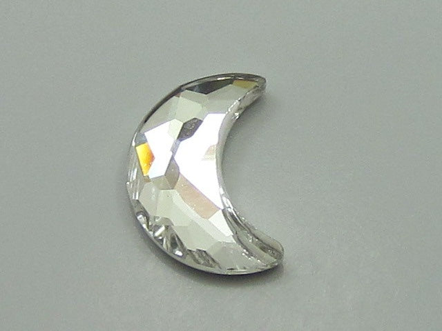 12 Pcs. 8X5.5mm MOON CRYSTAL FLAT BACK European Rhinestones