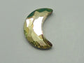 12 Pcs. 8x5.5mm MOON LUMINOUS GREEN FLAT BACK European Rhinestones