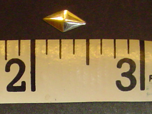 1gr. 4X8mm SILVER DIAMOND NAILHEAD HOTFIX