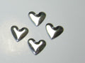 1gr 8mm SILVER HEART NAILHEAD HOTFIX