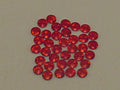 1gr 4mm RED HOLO ROUND NAILHEAD HOTFIX